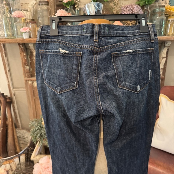J BRAND BELL BOTTOM LONG JEANS | WIDE LEG FLARE | DARK WASH | HEAVY WEIGHT DENIM - Picture 10 of 12